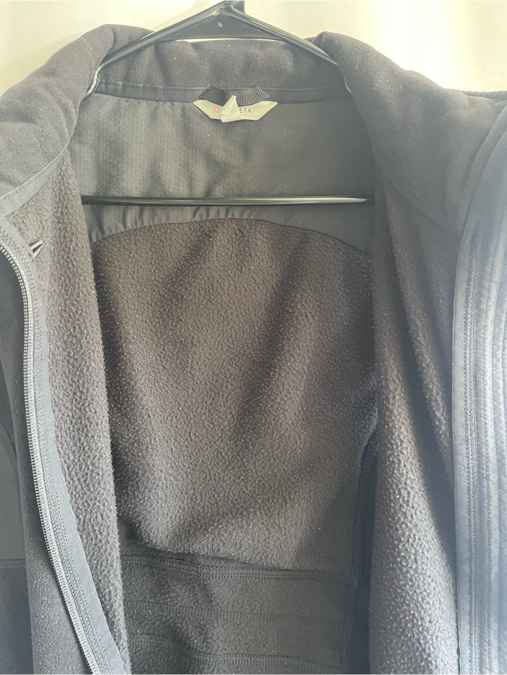 Athleta Black Full-Zip Fleece Vest - Picture 8 of 9